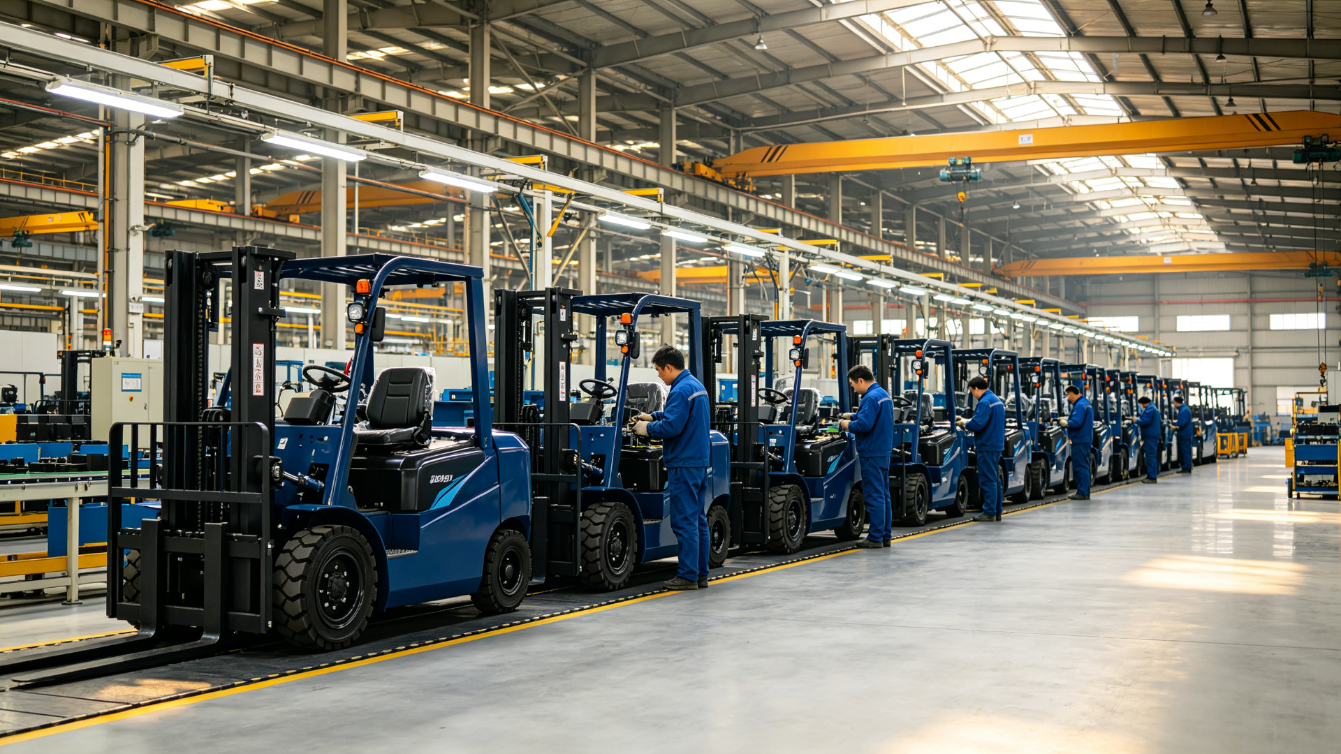 NewSanDa Electric Forklift Factory